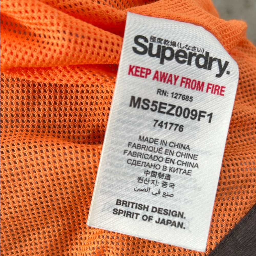 Superdry Brown Windbreaker Jacket - Picture 5 of 14